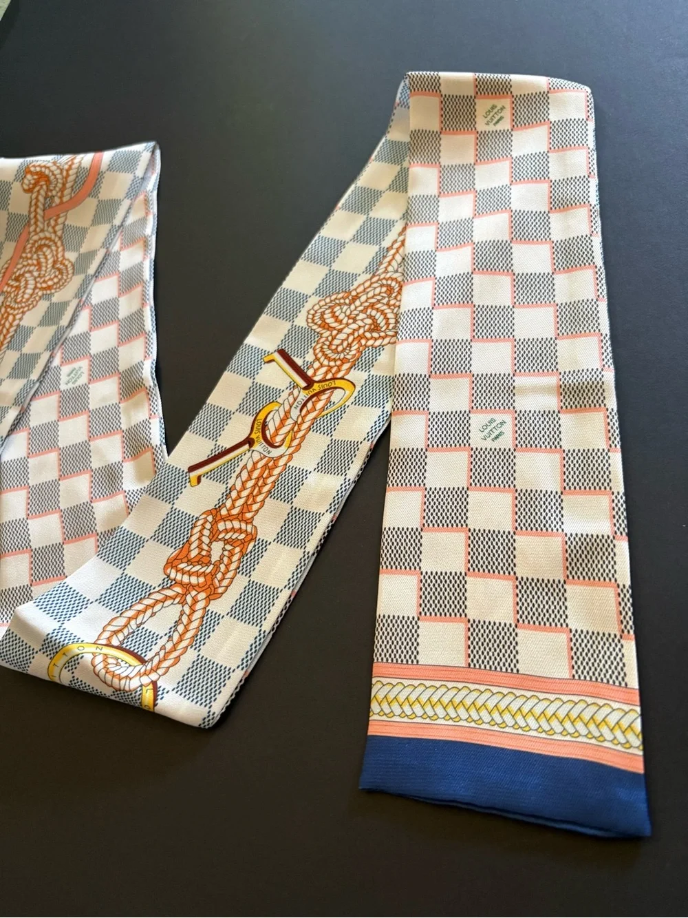 Fashion Silk Long Scarf Twilly